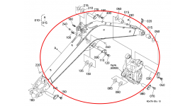 KUBOTA U50-5 boom