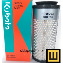 Filtr powietrza KUBOTA KX 027-4, KX 91, KX 101 3a2, U 30 3a2, U 35 3a2  zewnętrzny TC02016320 TC02016324